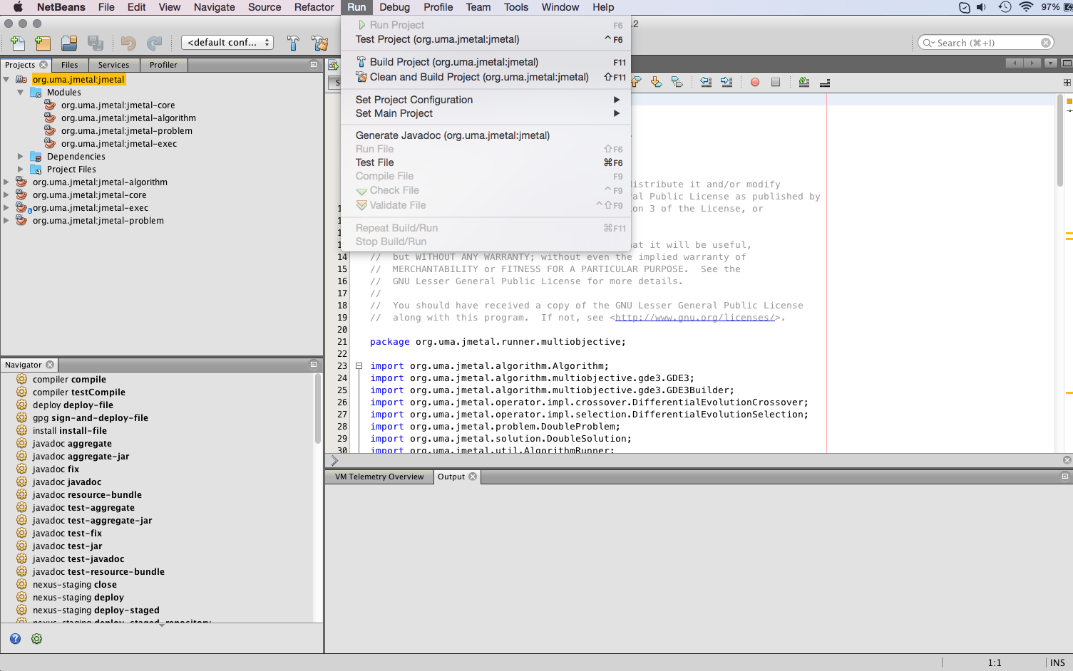 Building with Netbeans